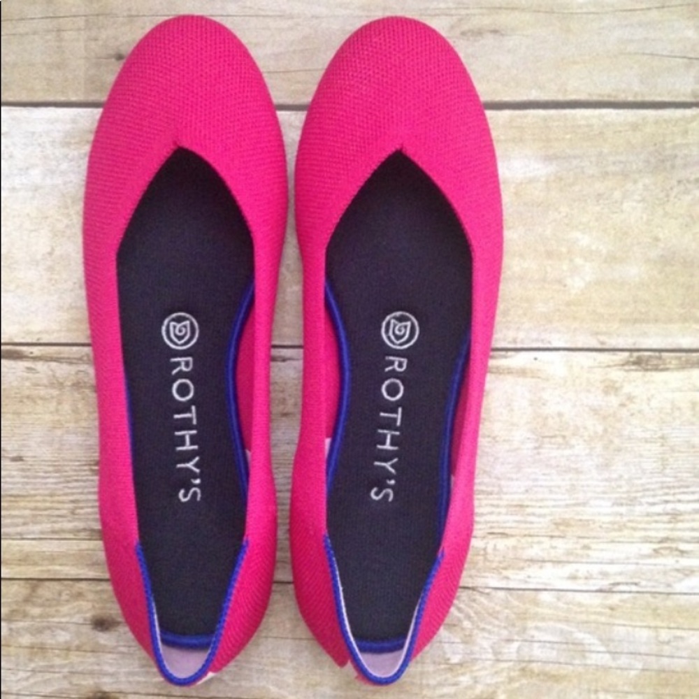 Hot pink Rothys